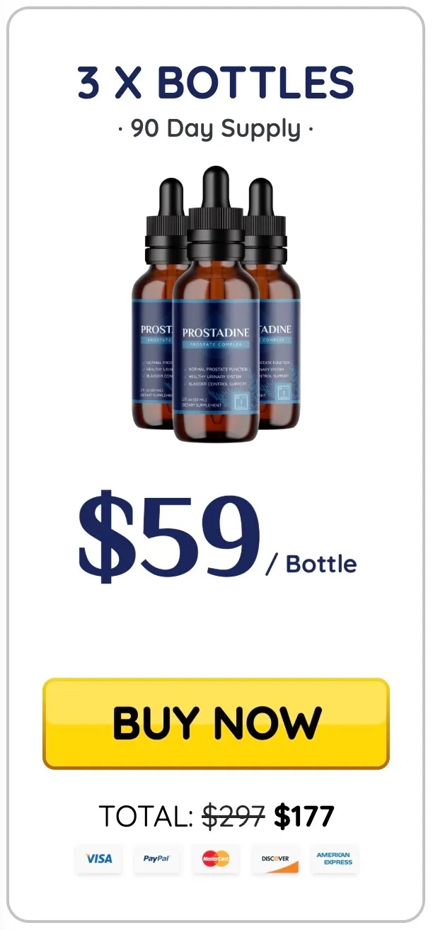 Prostadine three bottles order